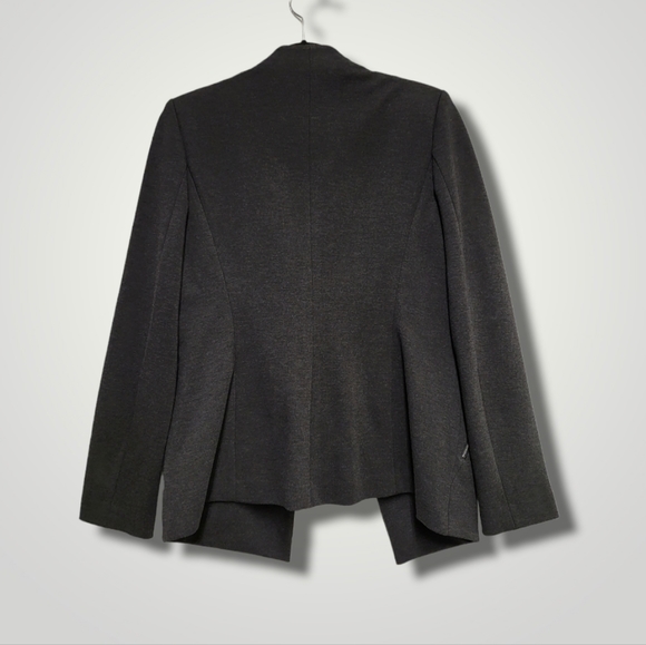 CALVIN Klein Blazer Open Front Long Sleeves Jacket Unlined - Picture 2 of 7